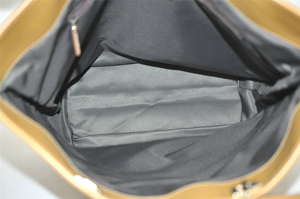 Authentic GUCCI Shoulder Tote Bag GG Canvas Leather 0011098 Brown Junk 4360K