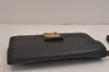 Authentic Louis Vuitton Epi Sellier Dragonne Clutch Bag Black M52612 Junk 4361J