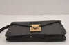 Authentic Louis Vuitton Epi Sellier Dragonne Clutch Bag Black M52612 Junk 4361J