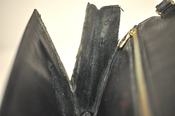 Authentic Louis Vuitton Epi Sellier Dragonne Clutch Bag Black M52612 Junk 4361J