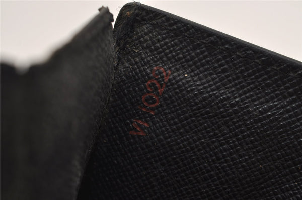 Authentic Louis Vuitton Epi Sellier Dragonne Clutch Bag Black M52612 Junk 4361J