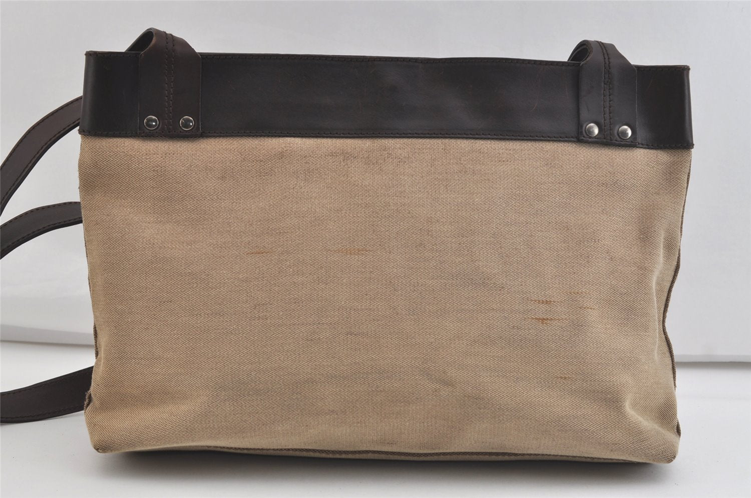 Authentic GUCCI Shoulder Cross Body Bag Canvas Leather 106302 Brown 4361K