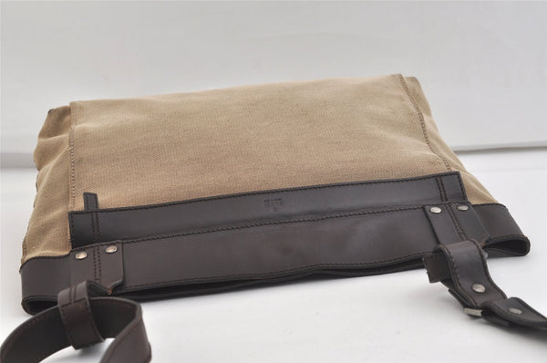 Authentic GUCCI Shoulder Cross Body Bag Canvas Leather 106302 Brown 4361K