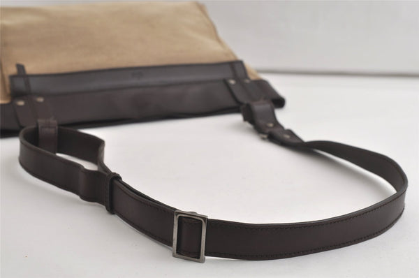 Authentic GUCCI Shoulder Cross Body Bag Canvas Leather 106302 Brown 4361K