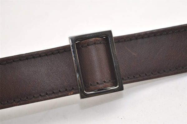 Authentic GUCCI Shoulder Cross Body Bag Canvas Leather 106302 Brown 4361K