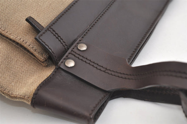 Authentic GUCCI Shoulder Cross Body Bag Canvas Leather 106302 Brown 4361K