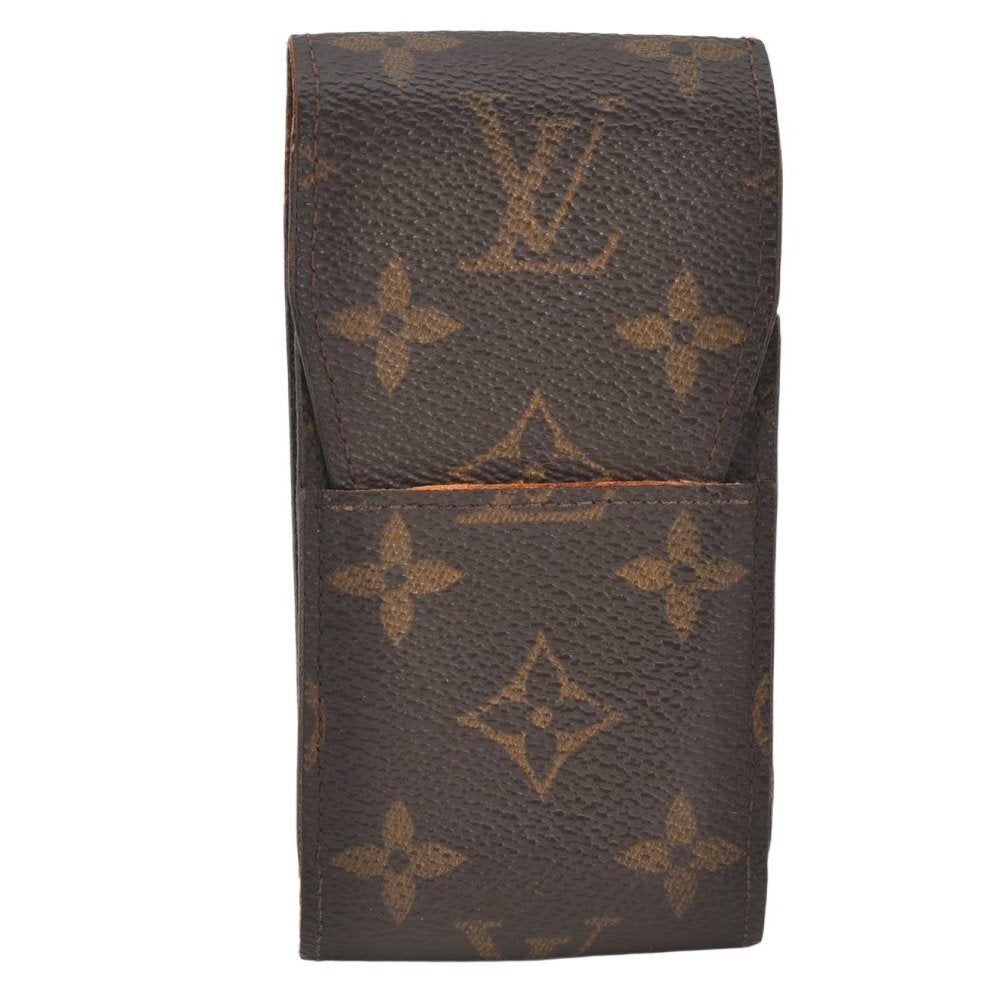 Authentic Louis Vuitton Monogram Etui Cigarette Case M63024 LV 4362K