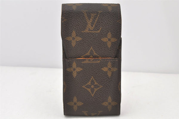 Authentic Louis Vuitton Monogram Etui Cigarette Case M63024 LV 4362K