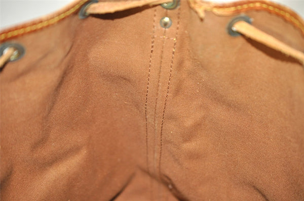 Authentic Louis Vuitton Monogram Noe Shoulder Drawstring Bag M42224 LV 4363I