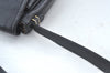 Authentic Burberrys Vintage Leather Shoulder Cross Body Bag Purse Black 4365J
