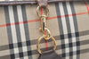 Authentic Burberrys Vintage Nova Check Documents Case Canvas Leather Beige 4365K