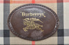 Authentic Burberrys Vintage Nova Check Documents Case Canvas Leather Beige 4365K