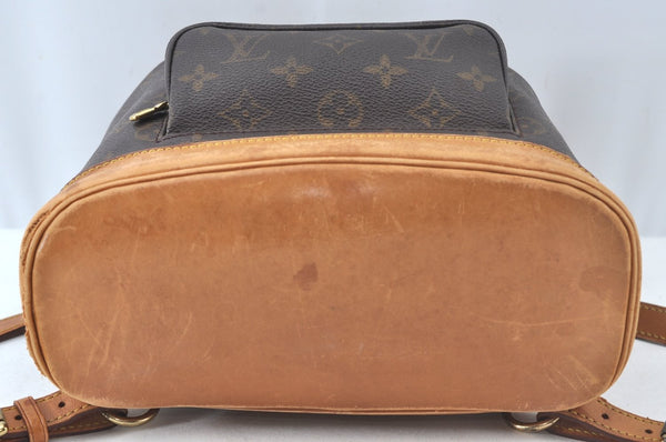 Authentic Louis Vuitton Monogram Montsouris MM Backpack M51136 LV 4366J