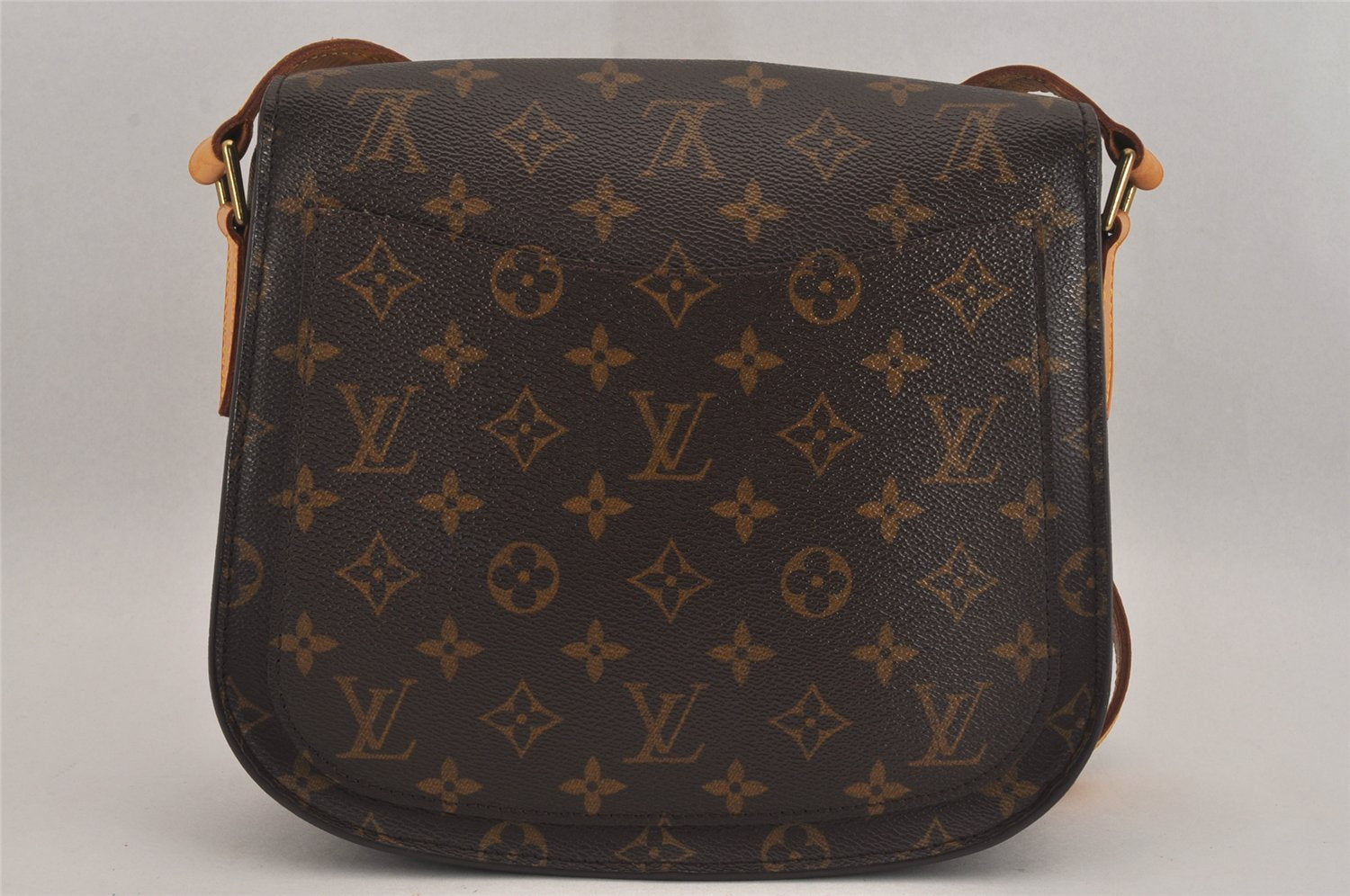 Authentic Louis Vuitton Monogram Saint Cloud GM M51242 Shoulder Cross Bag 4366M