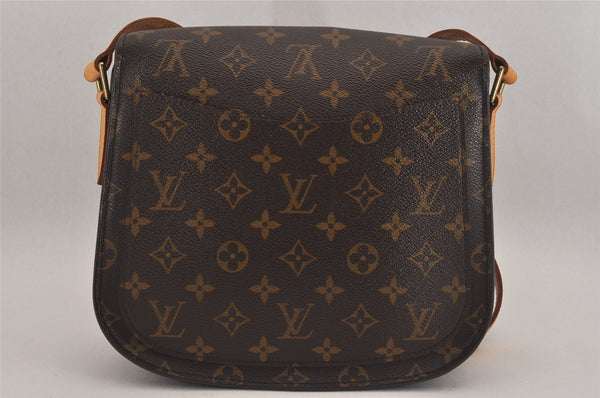 Authentic Louis Vuitton Monogram Saint Cloud GM M51242 Shoulder Cross Bag 4366M