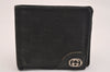 Authentic GUCCI Bifold Wallet Purse GG Canvas Leather 181671 Black 4368J