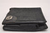 Authentic GUCCI Bifold Wallet Purse GG Canvas Leather 181671 Black 4368J