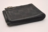 Authentic GUCCI Bifold Wallet Purse GG Canvas Leather 181671 Black 4368J