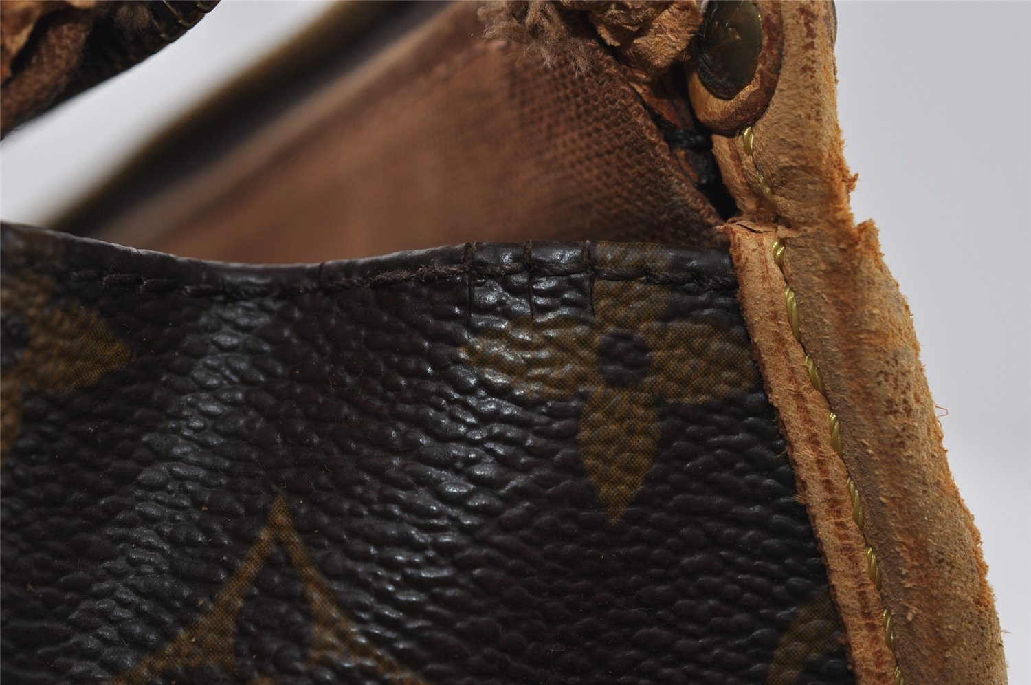 Authentic Louis Vuitton Monogram Popincourt Long Shoulder Bag M40008 Junk 4369I