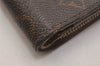 Authentic Louis Vuitton Monogram Compact Zip Bifold Wallet Purse M61667 LV 4369J