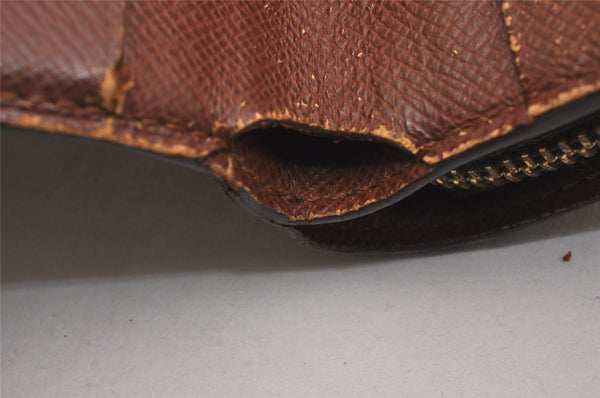 Authentic Louis Vuitton Monogram Compact Zip Bifold Wallet Purse M61667 LV 4369J