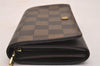 Authentic Louis Vuitton Damier Porte Monnaie Billets Tresor N61730 Wallet 4370J