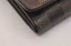 Authentic Louis Vuitton Damier Porte Monnaie Billets Tresor N61730 Wallet 4370J