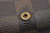 Authentic Louis Vuitton Damier Porte Monnaie Billets Tresor N61730 Wallet 4370J