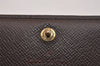 Authentic Louis Vuitton Damier Porte Monnaie Billets Tresor N61730 Wallet 4370J