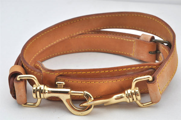 Authentic Louis Vuitton Leather Shoulder Strap Beige 37.2-44.1" LV 4370K
