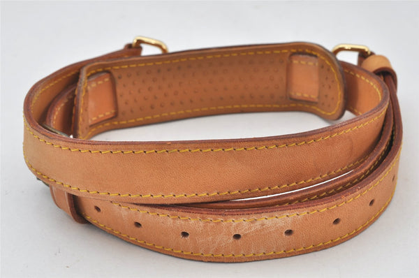 Authentic Louis Vuitton Leather Shoulder Strap Beige 37.2-44.1" LV 4370K