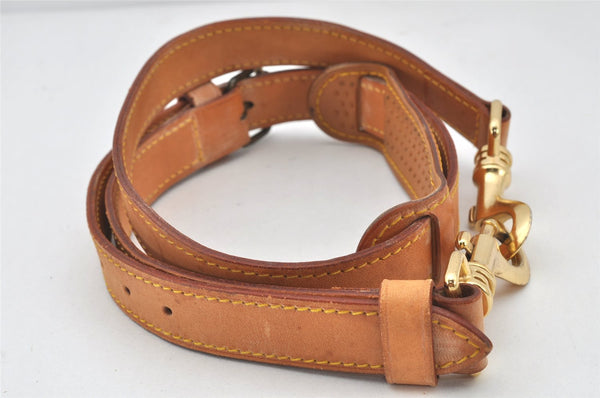 Authentic Louis Vuitton Leather Shoulder Strap Beige 37.2-44.1" LV 4370K