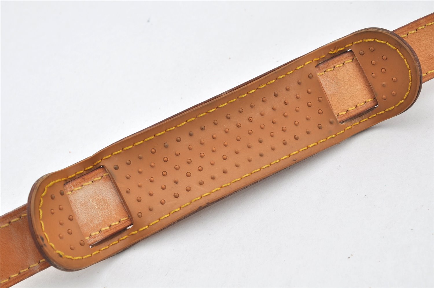 Authentic Louis Vuitton Leather Shoulder Strap Beige 37.2-44.1