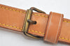 Authentic Louis Vuitton Leather Shoulder Strap Beige 37.2-44.1" LV 4370K