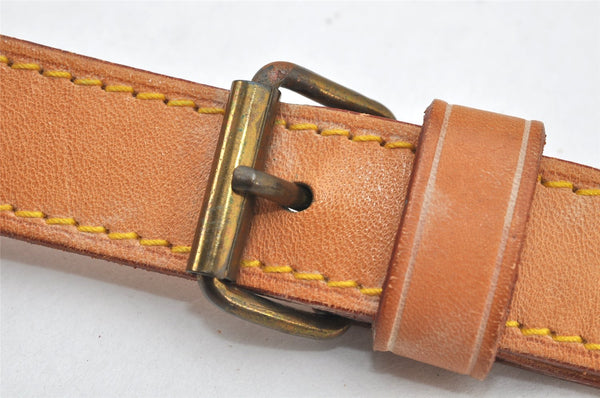 Authentic Louis Vuitton Leather Shoulder Strap Beige 37.2-44.1" LV 4370K