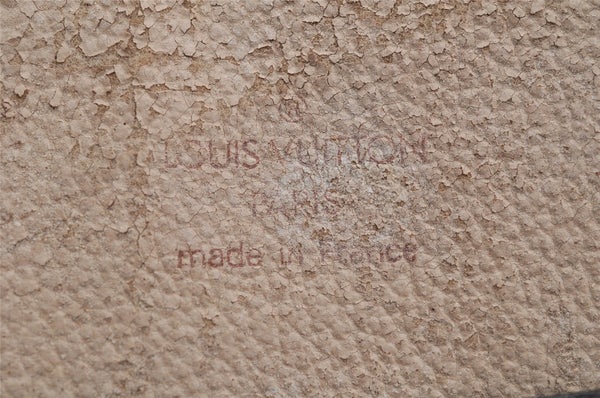 Authentic Louis Vuitton Monogram Trousse Demi Ronde 23 Pouch M47520 Junk 4371I