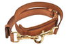 Authentic Louis Vuitton Leather Shoulder Strap Beige 37.4-44.5" LV 4371K