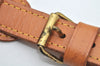 Authentic Louis Vuitton Leather Shoulder Strap Beige 37.4-44.5" LV 4371K