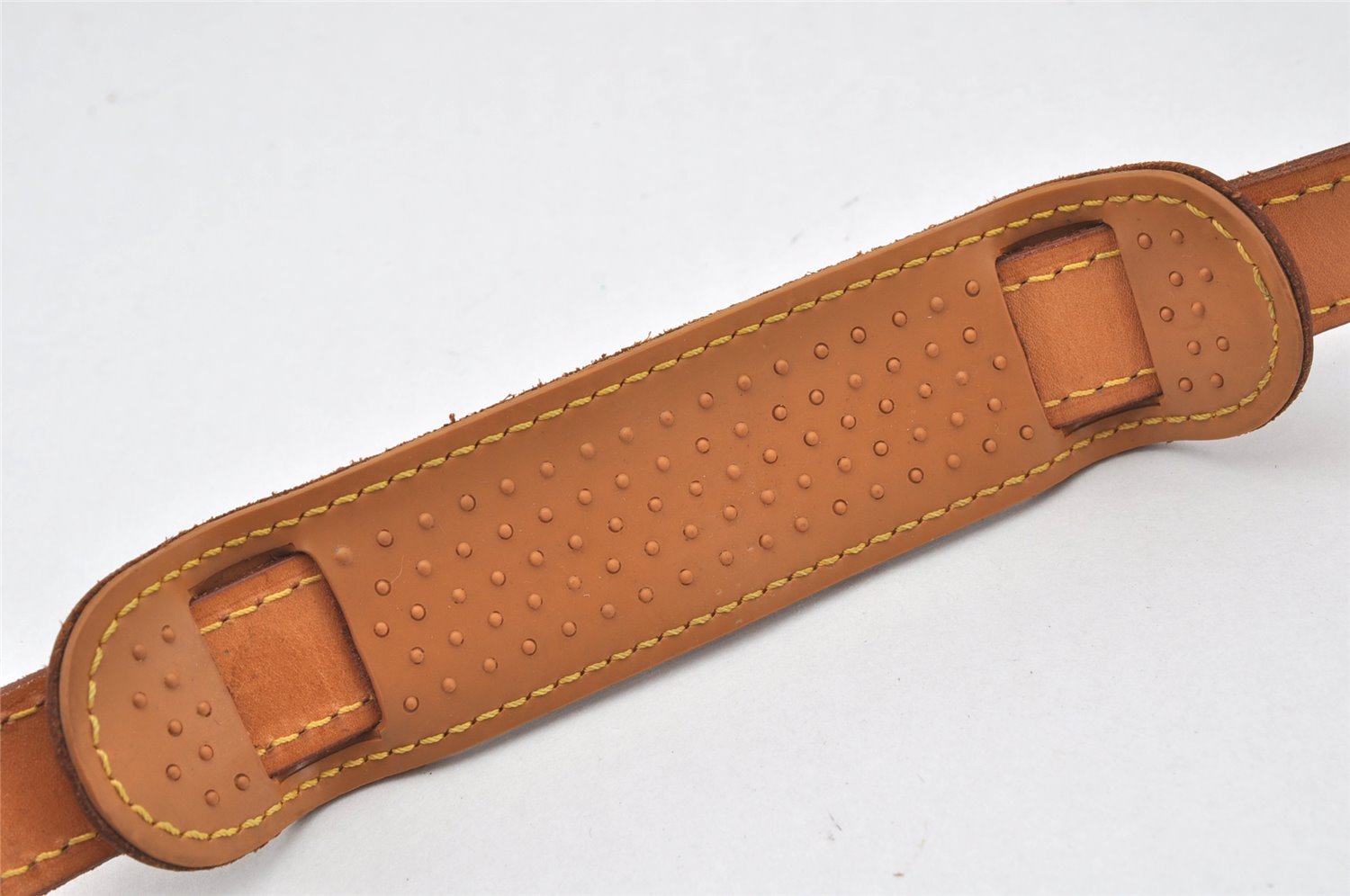 Authentic Louis Vuitton Leather Shoulder Strap Beige 37.4-44.5