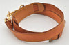 Authentic Louis Vuitton Leather Shoulder Strap Beige 41.1-47.6" LV 4372K