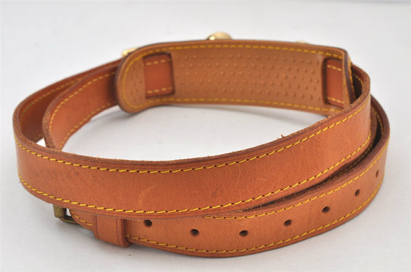 Authentic Louis Vuitton Leather Shoulder Strap Beige 41.1-47.6" LV 4372K