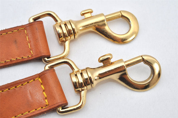 Authentic Louis Vuitton Leather Shoulder Strap Beige 41.1-47.6" LV 4372K