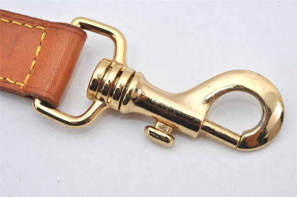 Authentic Louis Vuitton Leather Shoulder Strap Beige 41.1-47.6" LV 4372K