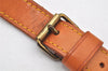 Authentic Louis Vuitton Leather Shoulder Strap Beige 41.1-47.6" LV 4372K
