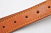 Authentic Louis Vuitton Leather Shoulder Strap Beige 41.1-47.6" LV 4372K
