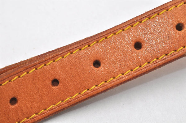 Authentic Louis Vuitton Leather Shoulder Strap Beige 41.1-47.6" LV 4372K