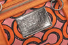 Auth COACH 3D Op Artgram POPPY Tote Bag Canvas Enamel 14983 Pink Orange 4373K