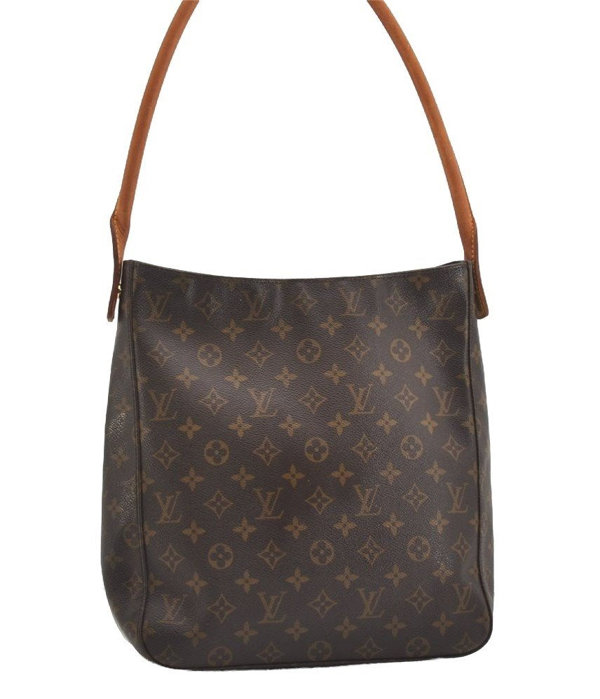 Authentic Louis Vuitton Monogram Looping GM Shoulder Bag M51145 LV 4374J