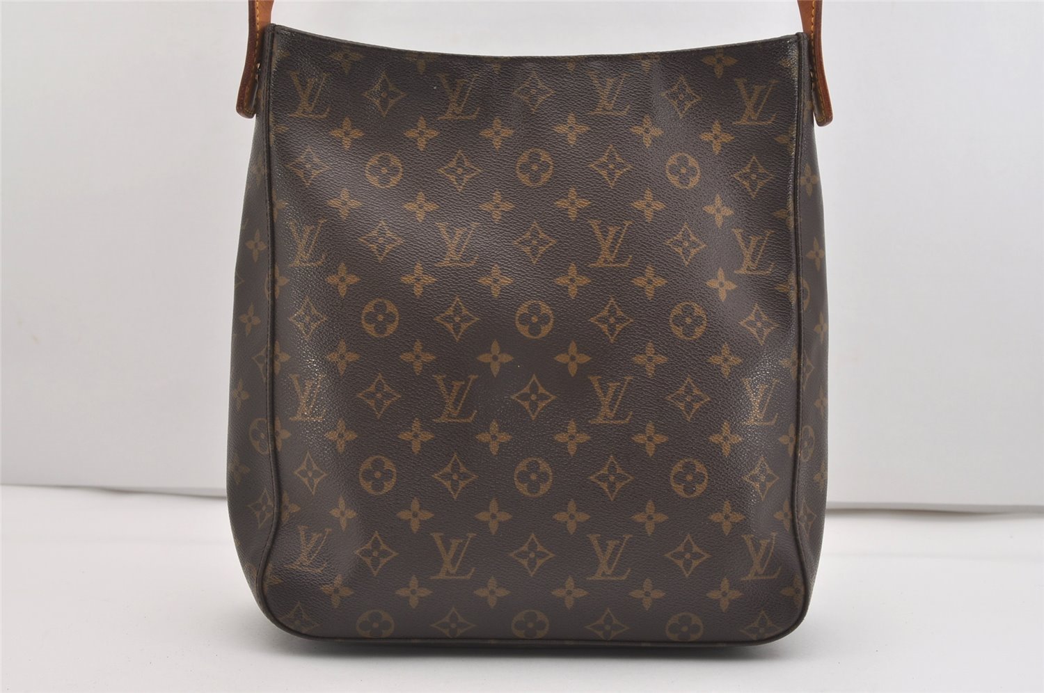 Authentic Louis Vuitton Monogram Looping GM Shoulder Bag M51145 LV 4374J