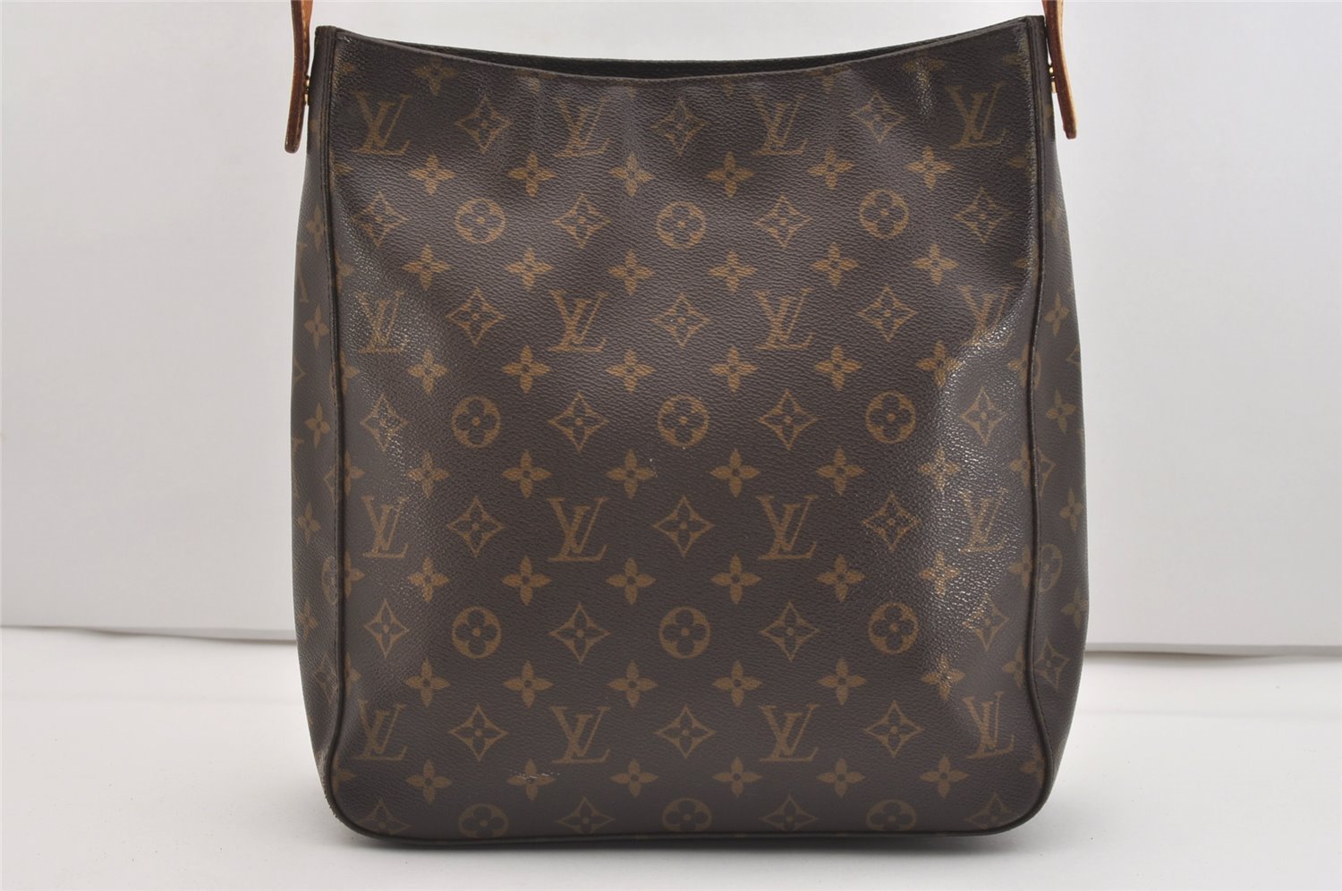 Authentic Louis Vuitton Monogram Looping GM Shoulder Bag M51145 LV 4374J